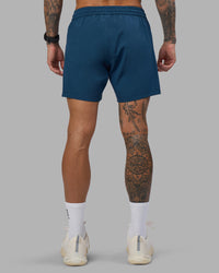 Man wearing Rep 5" Performance Short - Night Sea | Model:Tommy | Size:S | Thumbnail Index: 4