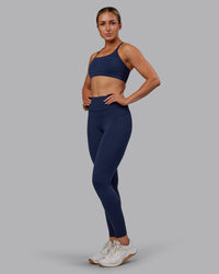 Woman wearing Rep Ultra High-Rise Full Length Legging Pockets No Logo - Future Navy | Model:Paris | Size:S | Thumbnail Index: 0