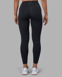 Woman wearing Rep Ultra High-Rise 7/8 Legging Pockets - Black-Blue Atoll | Model:Sophie | Size:S | Thumbnail Index: 3