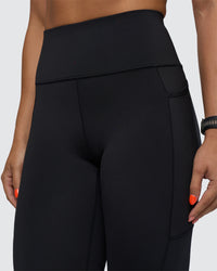 Rep Ultra High-Rise 7/8 Legging Pockets - Black-Ultra Fuchsia | Thumbnail Index: 2