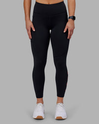 Rep Ultra High-Rise 7/8 Legging Pockets - Black-Scarlet | Thumbnail Index: 6
