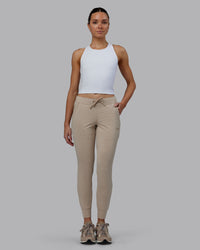 Women Weaing Restore CloudFLX Jogger - Oatmeal Marl | Thumbnail Index: 6