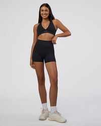 Woman wearing Stamina Sports Bra - Black | Model:Ruby | Size:S | Thumbnail Index: 3