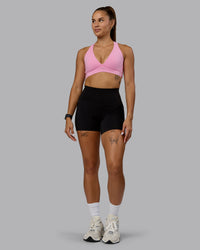 Woman wearing Stamina Sports Bra - Bubblegum | Thumbnail Index: 4