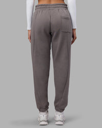 Woman wearing Stream Panel Track Pants - Storm Front | Model:Rhiley | Size:S | Thumbnail Index: 8