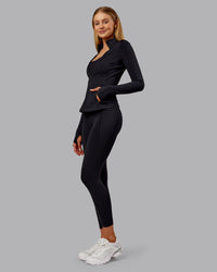 Stride Thermal Zip Through Jacket - Black | Thumbnail Index: 8