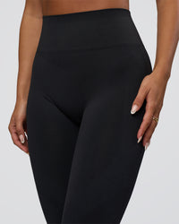 Woman wearing Surge Seamless High-Rise Full Length Legging - Black | Model:Bianca | Size:S | Thumbnail Index: 6
