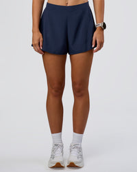 Woman wearing Unstoppable Lined Short - Future Navy | Model:Emelia | Size:S | Thumbnail Index: 9