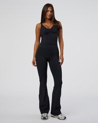 Woman wearing Vitality Active Tank - Black | Model:Bianca | Size:S | Thumbnail Index: 2