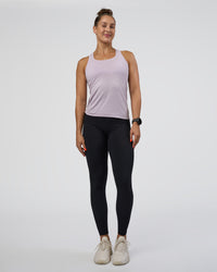 Woman wearing AeroFLX+ Seamless Tank - Fair Orchid/Fair Orchid | Model:Abbey | Size:S | Thumbnail Index: 4