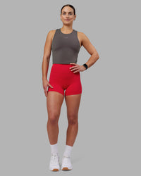 Woman wearing Base Tank - Dark Storm | Model:Keisha | Size:S | Thumbnail Index: 4