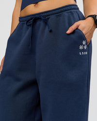 Woman wearing Zola Wide Leg Lounge Pant - Future Navy | Model:Grace | Size:S | Thumbnail Index: 5