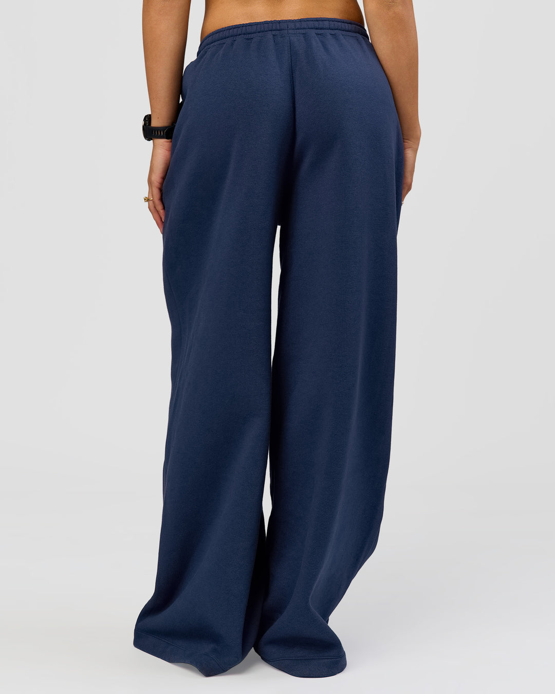 Woman wearing Zola Wide Leg Lounge Pant - Future Navy | Model:Grace | Size:S - view 5