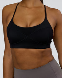 Infinite Contour Sports Bra - Black | Thumbnail Index: 7