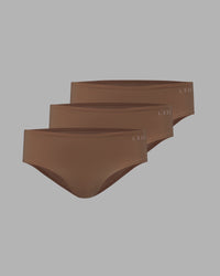 Seamless Brief 3 Pack - Mocha | Thumbnail Index: 0