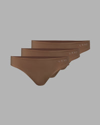 Seamless G-String 3 Pack - Mocha | Thumbnail Index: 0