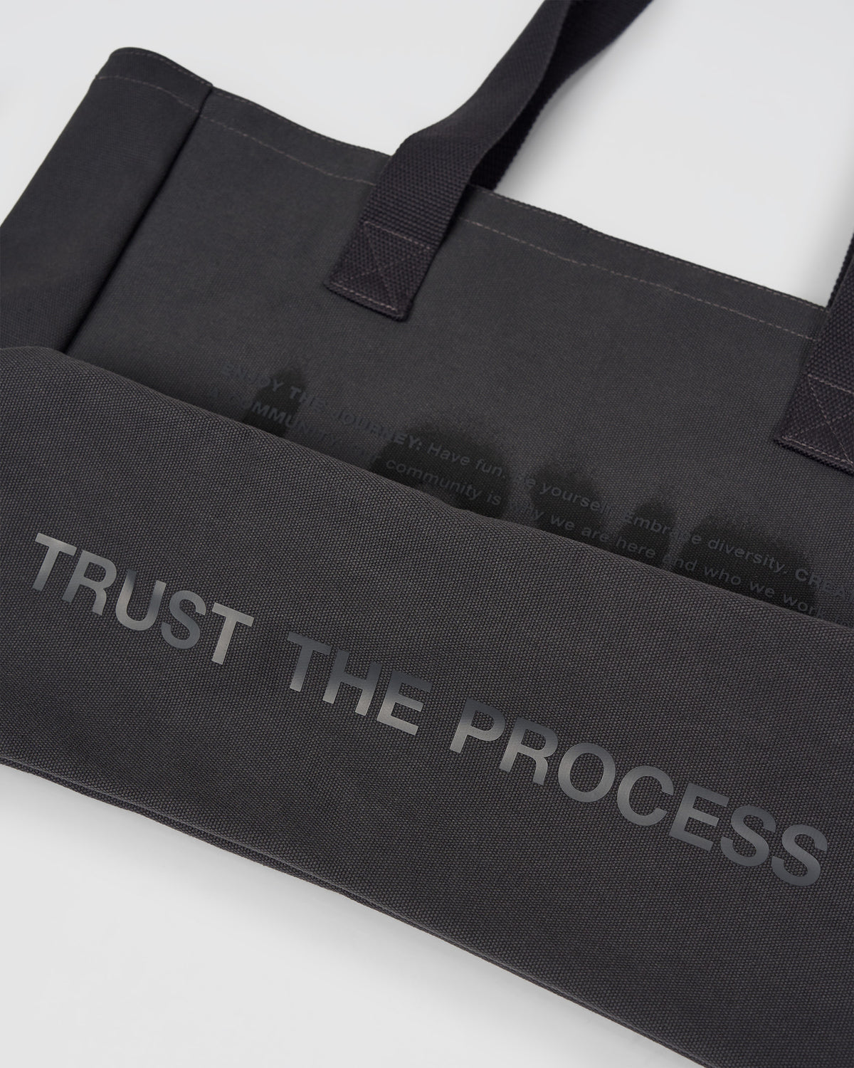 Shifted Canvas Tote - Dark Storm