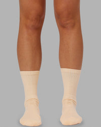 Signal 3 Pack Crew Socks - Pastel-Blue-Pink-Orange | Thumbnail Index: 6