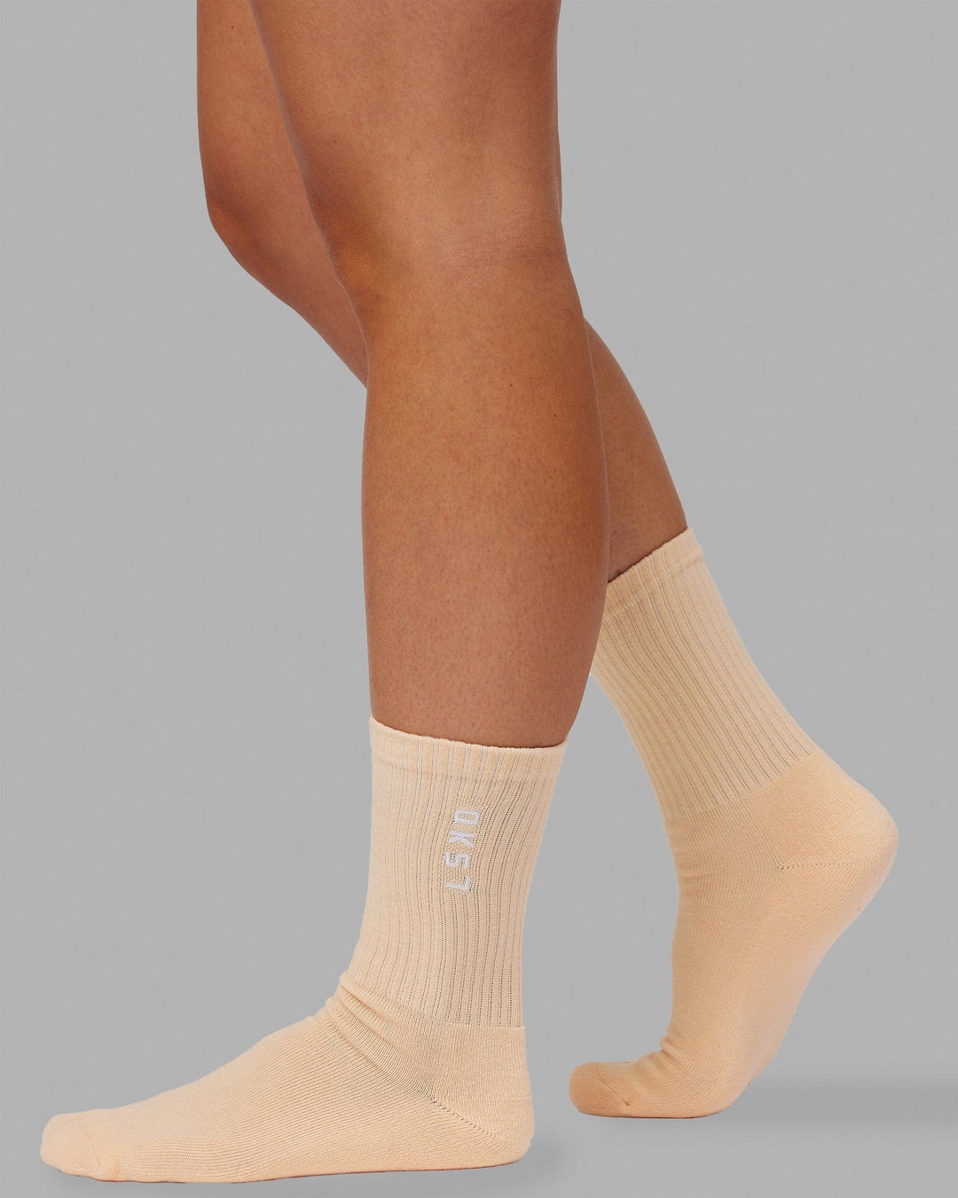 Signal 3 Pack Crew Socks - Pastel-Blue-Pink-Orange - view 3