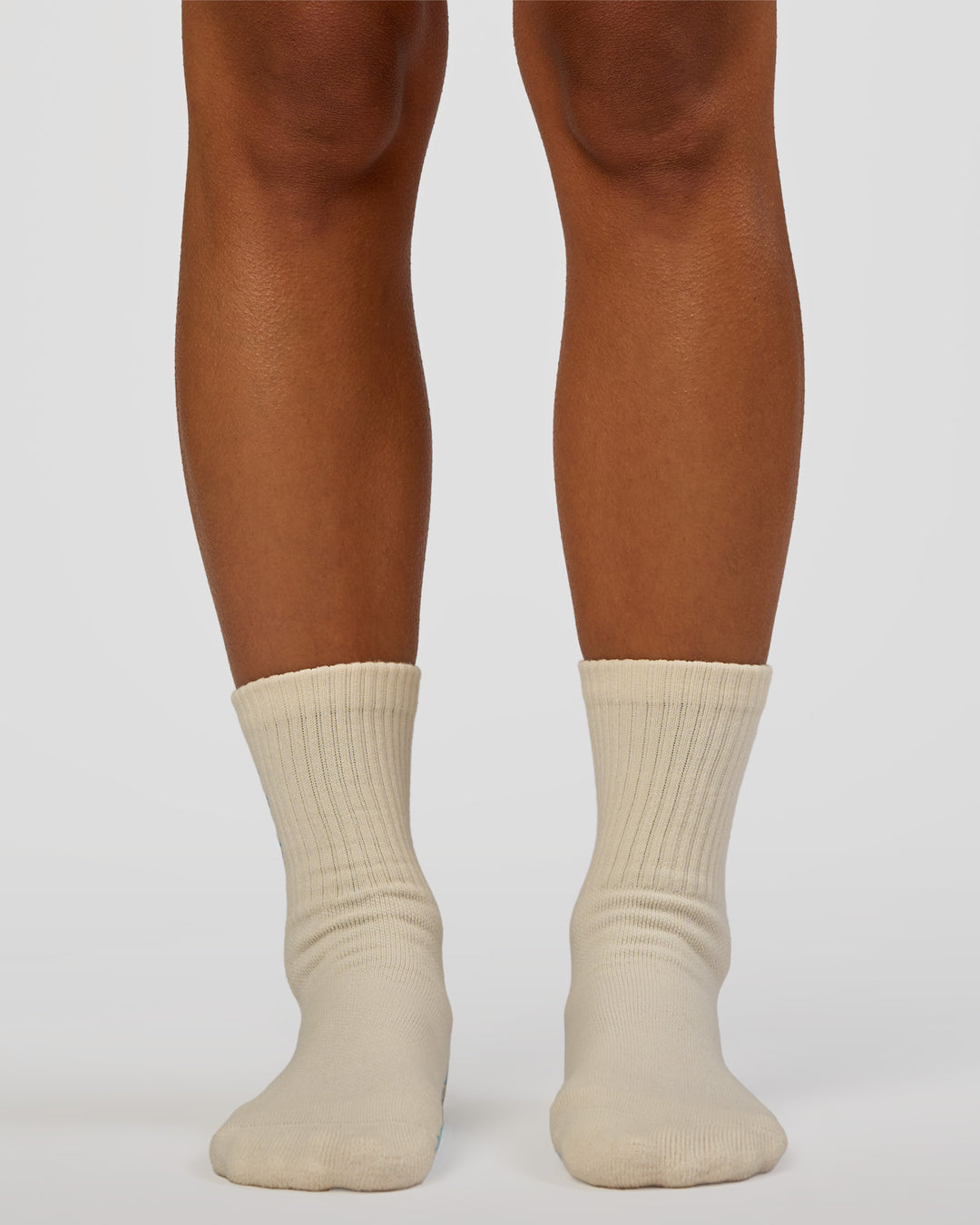 Signal Pilates Crew Grip Socks 2.0 - Off White-Baltic Sea - view 4