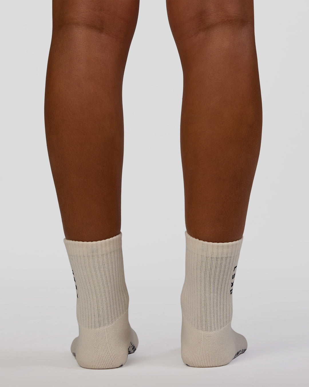 Signal Pilates Crew Grip Socks 2.0 - Off White-Future Navy - view 4