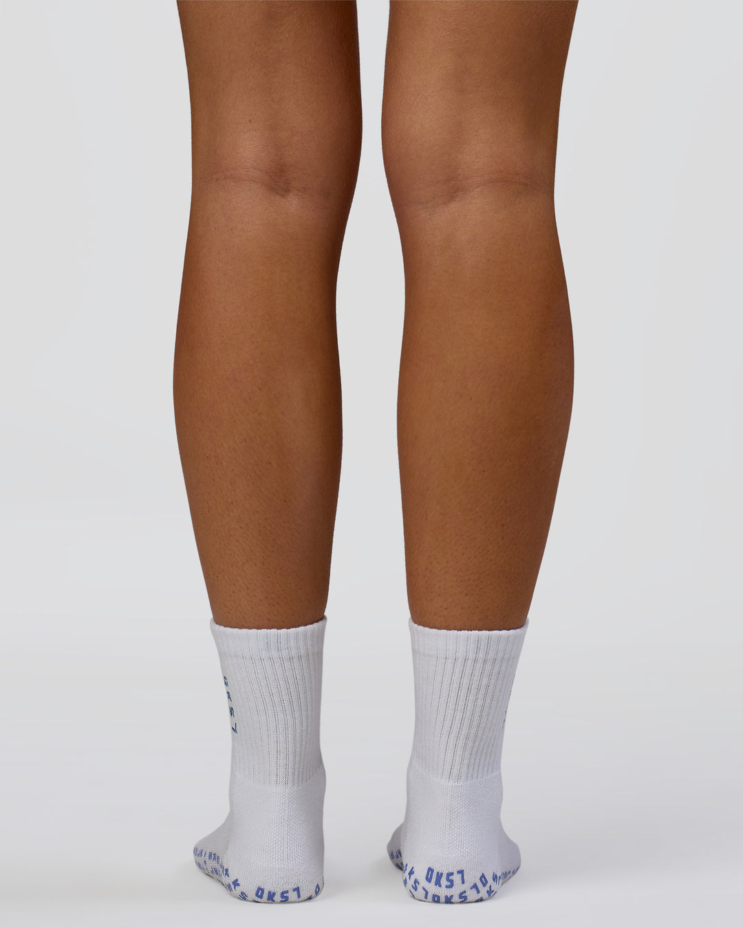 Signal Pilates Crew Grip Socks 2.0 - Off White-Palace Blue - view 4