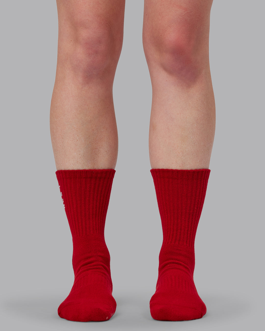 Signal Crew Pilates Grip Sock - Cherry Lacquer-Marshmallow - view 5