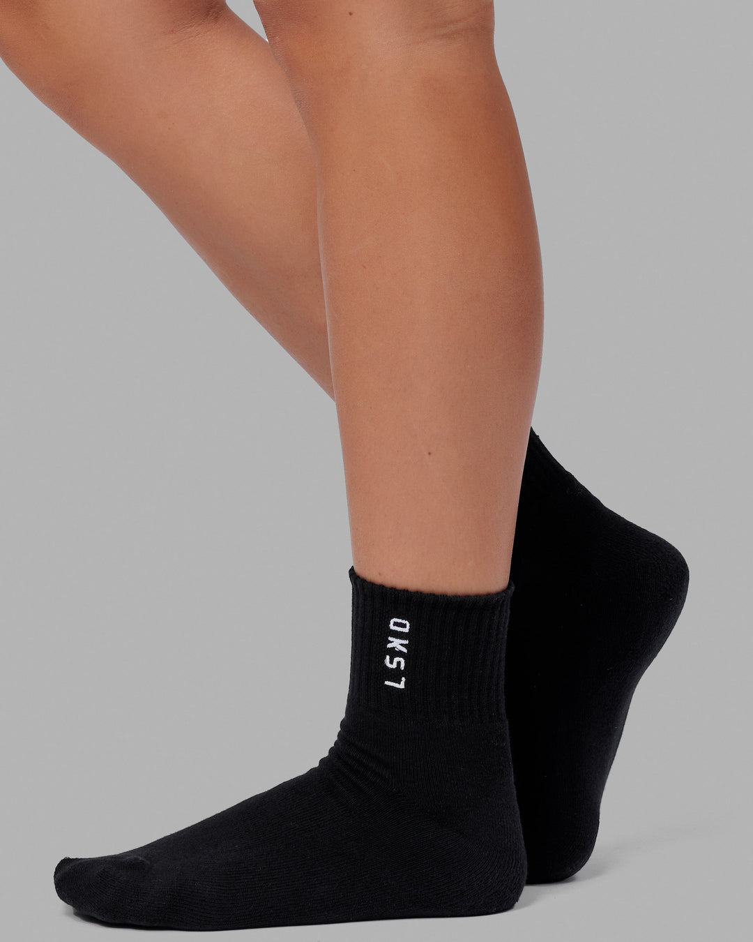 Signal 3 Pack Quarter Sock - Black-White - view 2