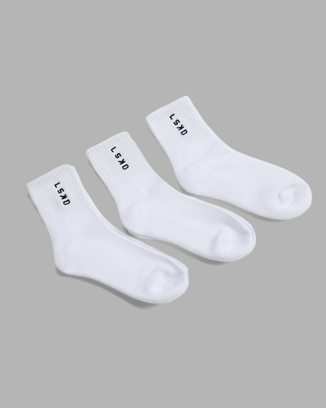 Signal Quarter Socks 3 Pack - White-Black - view 2