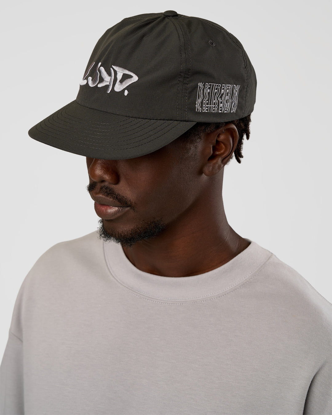 Static Grift Pinch Panel Cap - Dark Storm - view 1