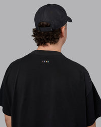 Man wearing Train Cap - Black-White | Thumbnail Index: 4
