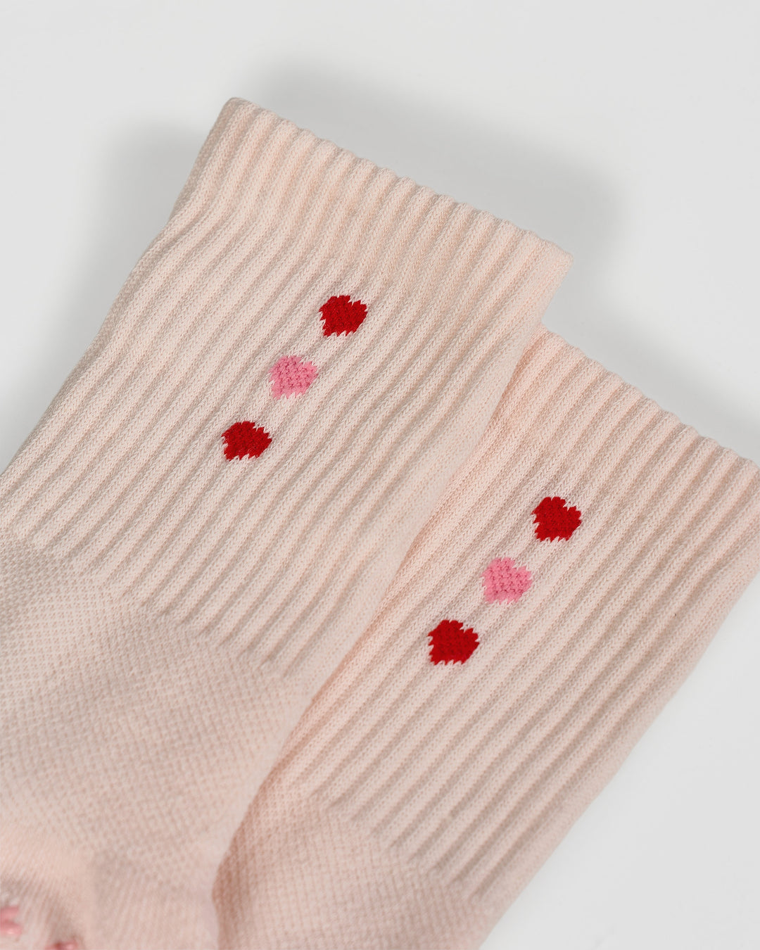 Valentines Pilates Grip Socks - Candy Pink-Flame - view 2