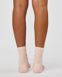 Valentines Pilates Grip Socks - Candy Pink-Flame | Thumbnail Index: 3