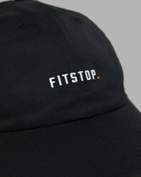 Washed Fitstop Cap - Washed Black | Thumbnail Index: 2