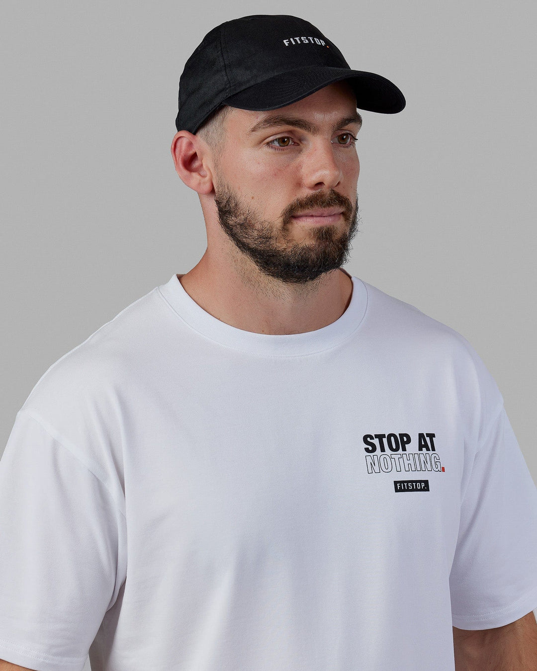 Washed Fitstop Cap - Washed Black - view 2
