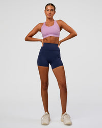 Woman wearing Stability High Support Sports Bra - Light Violet | Model:Charli | Size:XS (A-C Cup) | Thumbnail Index: 3