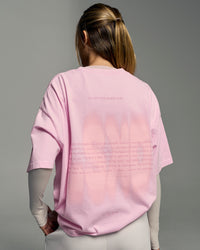 Woman wearing Memory in Motion Heavyweight Boxed Tee - Marshmallow Washed | Model:Georgia | Size:XS | Thumbnail Index: 1