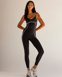 Woman wearing Power Ultra High-Rise Full Length Legging - Black | Model:Tali | Size:XS | Thumbnail Index: 1