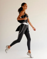 Woman wearing Power Ultra High-Rise Full Length Legging - Black | Model:Tali | Size:XS | Thumbnail Index: 4