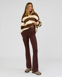 Woman wearing Clubhouse Unisex Polo - Off White-Brown | Model:Georgia| Size:XS | Thumbnail Index: 8
