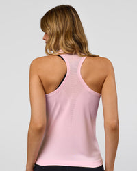 Woman wearing AeroFLX+ Seamless Tank - Marshmallow/Marshmallow | Model:Leilani | Size:XS | Thumbnail Index: 1