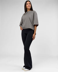 Woman wearing AfterDark ZeroCrease Oversized Tee - Storm Front | Model:Rhylee | Size:XS | Thumbnail Index: 11