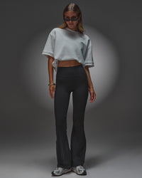 Woman wearing AfterDark ZeroCrease Oversized Tee - White | Model:Leilani | Size:XS | Thumbnail Index: 13