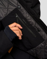 Woman wearing Auxiliary 2.0 Jacket - Black | Model:Brylee | Size:XS | Thumbnail Index: 4