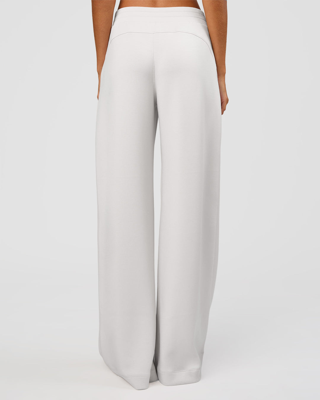 Woman wearing Elevate SoftTouch Wide Leg Pant Tall - Clay | Model:Georgia | Size:XS - view 4
