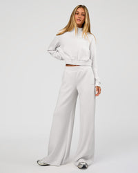 Woman wearing Elevate SoftTouch Wide Leg Pant Tall - Clay | Model:Georgia | Size:XS | Thumbnail Index: 4