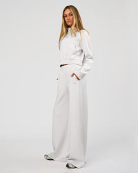 Woman wearing Elevate SoftTouch Wide Leg Pant Tall - Clay | Model:Georgia | Size:XS | Thumbnail Index: 6