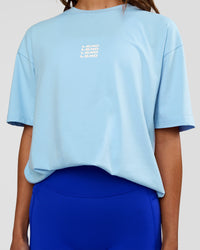 Woman wearing Everyday Elevation FLXCotton Oversized Tee - Open Air-Off White | Model:Dakota | Size:XS | Thumbnail Index: 8