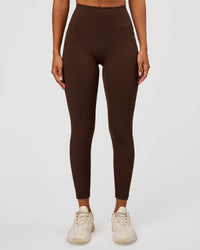 Woman wearing Fusion Ultra High-Rise 7/8 Legging Pockets - Hot Chocolate | Model:Charli | Size:XS | Thumbnail Index: 4