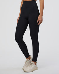 Woman wearing Fusion Ultra High-Rise Full Length Legging - Black | Model:Eliza | Size:XS | Thumbnail Index: 4